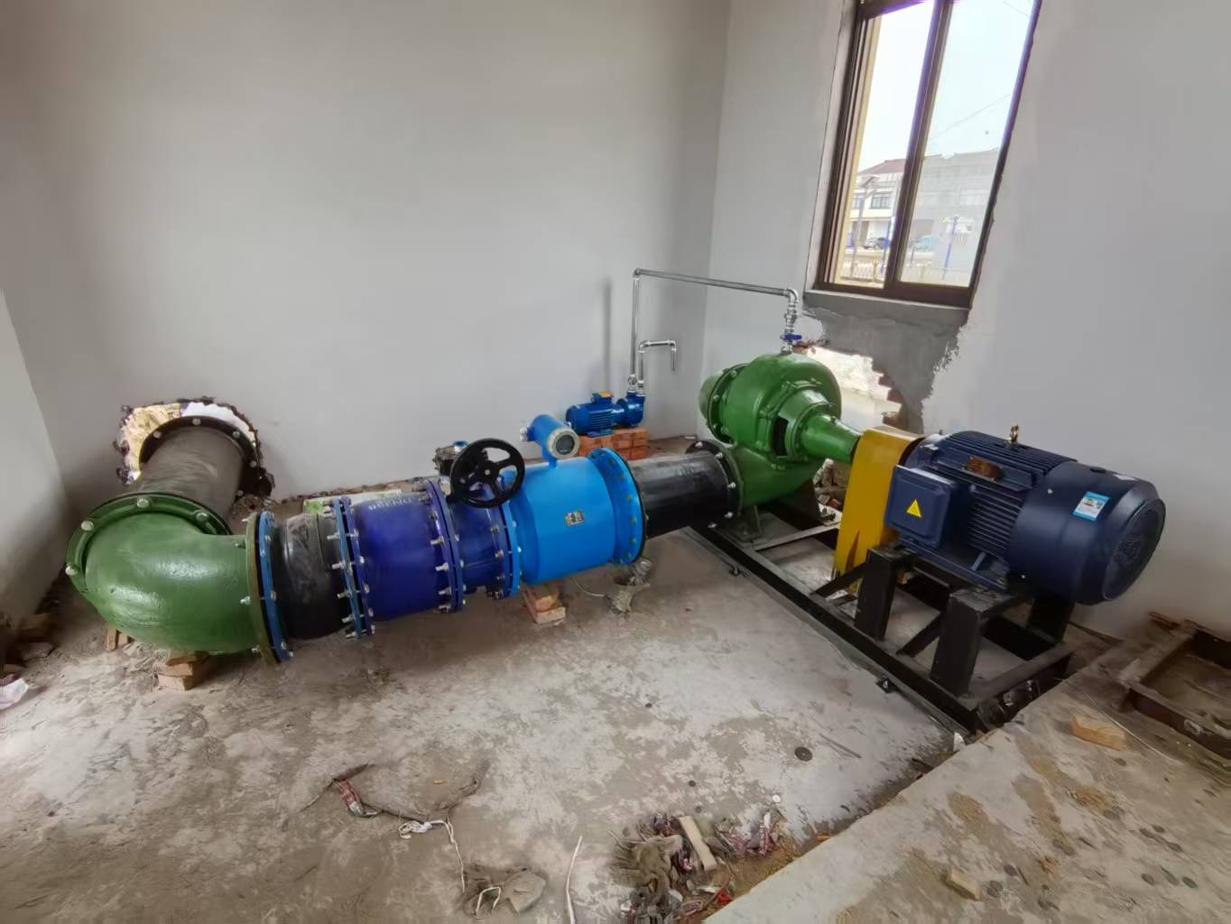 安徽天長高標準農田項目施工現場